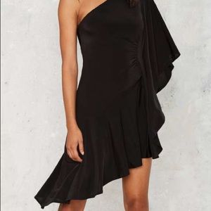 Nasty Gal Lonely Number Asymmetrical Dress